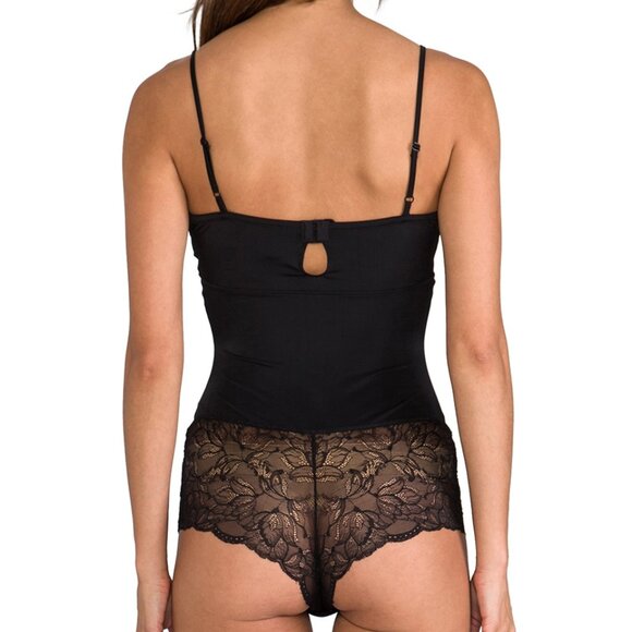 Yummie Tummie Laney Teddie Lace Bodysuit in Black, M - Picture 2 of 12